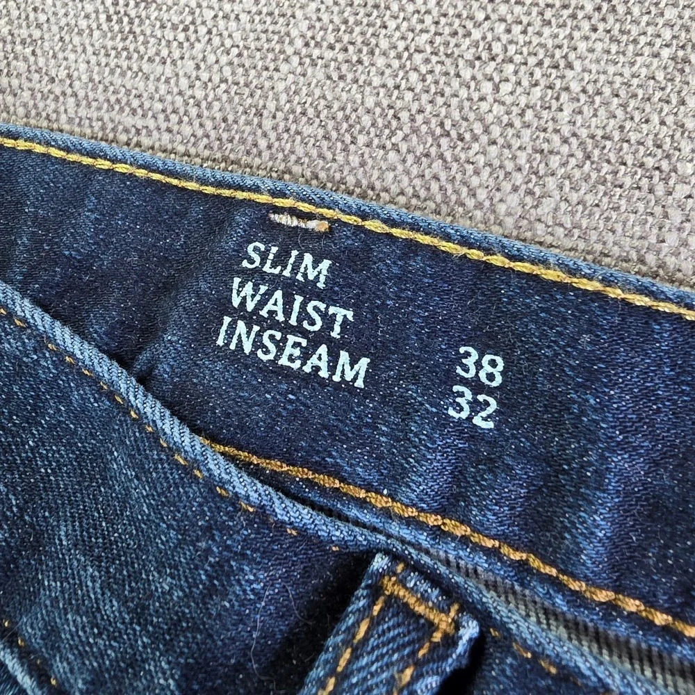 Banana Republic Jeans Mens 38/32 Blue Traveler Denim‎ Slim Stretch